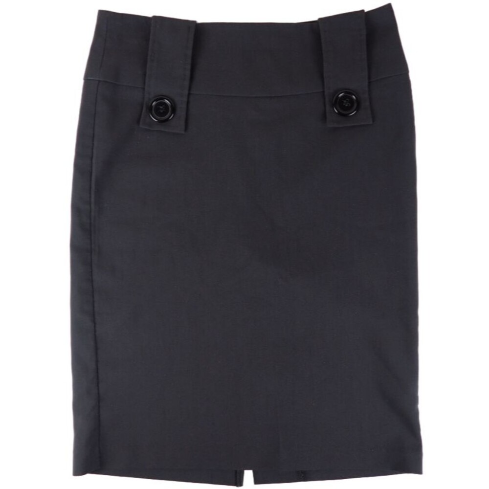 Wet Seal Women's Gray Pencil Skirt with Button Accents Size XS